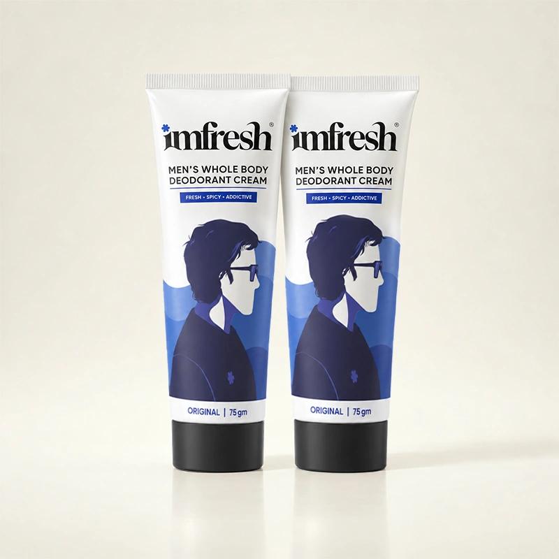 imfresh Men (Original) Deodorant Cream | Pack of 2
